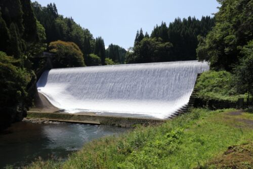竹田市の白水ダム