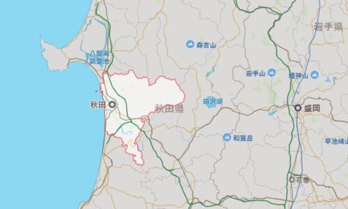 秋田市マップ