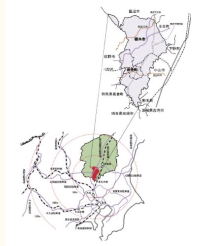 栃木市マップ