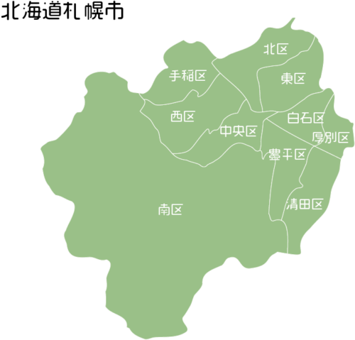 札幌市マップ