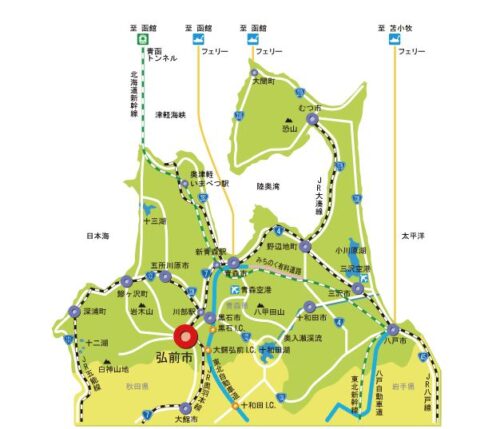 弘前市マップ