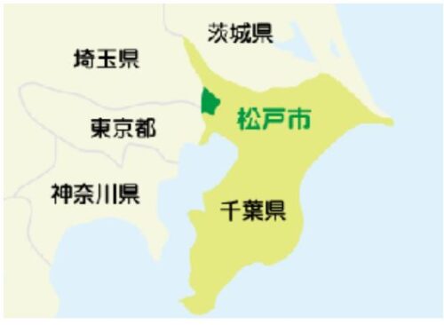 松戸市マップ