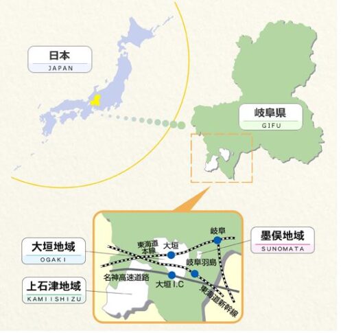大垣市マップ