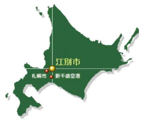 江別市マップ
