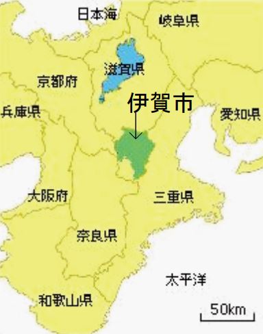 伊賀市マップ