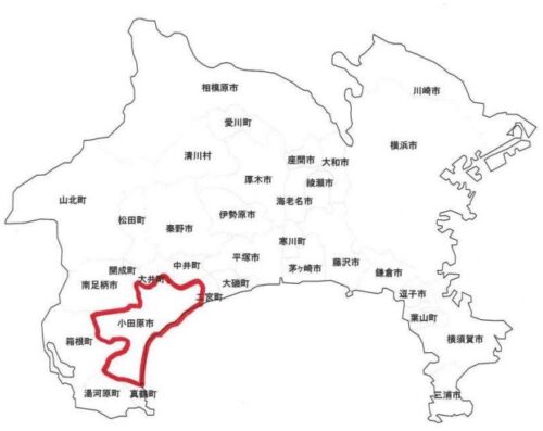 小田原市マップ