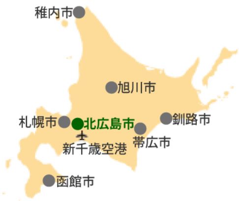 北広島市マップ