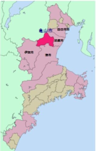 亀山市マップ