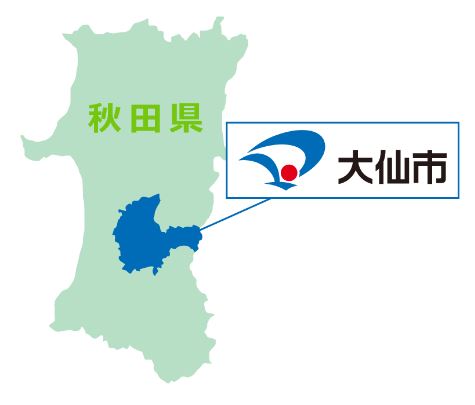 大仙市マップ