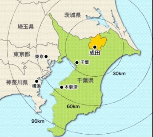 成田市マップ