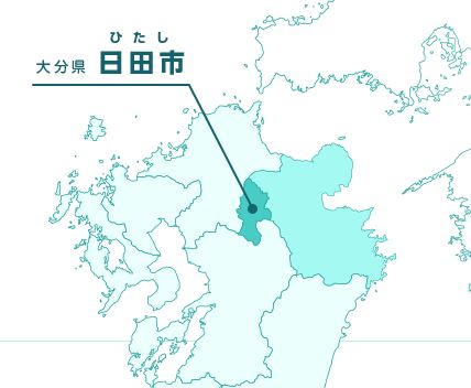 日田市マップ