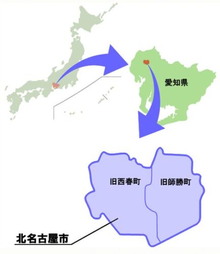北名古屋市マップ