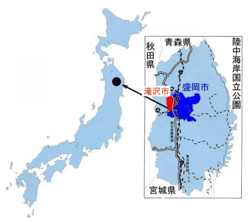 滝沢市マップ