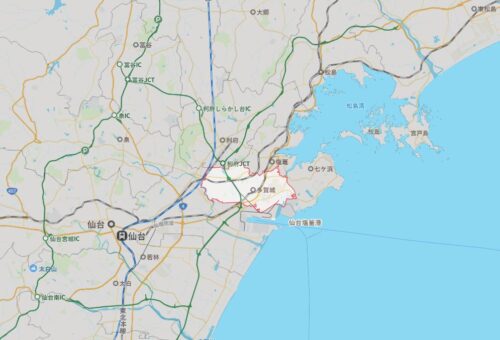 多賀城市マップ