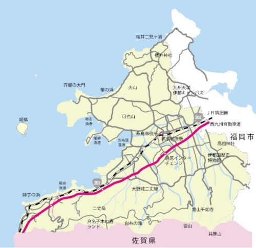糸島市マップ