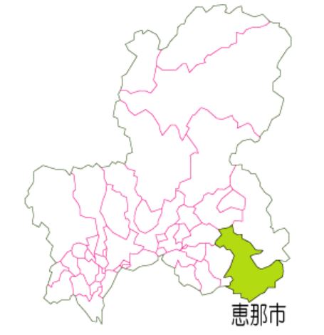 恵那市マップ