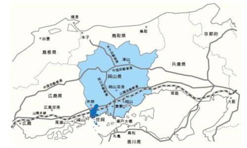 笠岡市マップ