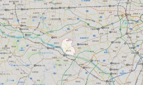 狛江市マップ