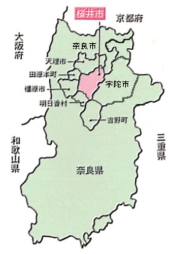 桜井市マップ