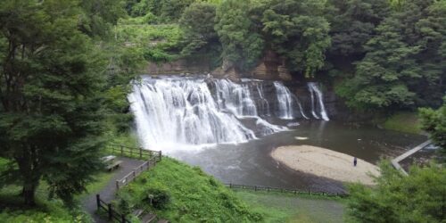 那須烏山市の龍門の滝