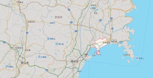 東松島市マップ