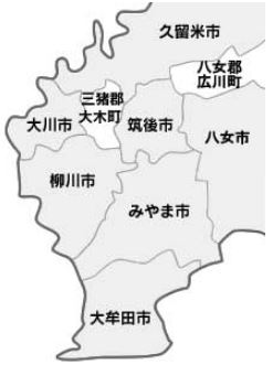 柳川市マップ