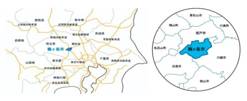 鶴ヶ島市マップ