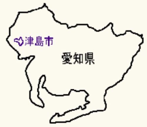 津島市マップ
