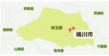 桶川市マップ