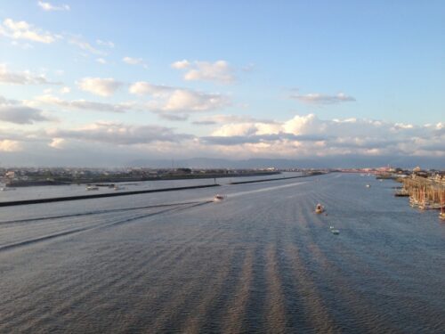 大川市の導流堤